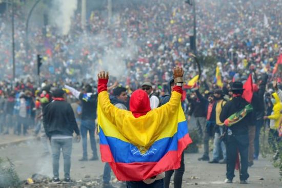 إعلان حظر التجول بالإكوادور نتيجة تظاهرات عنيفة