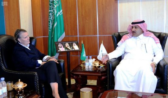 آل جابر يلتقي منسقة الأمم المتحدة للشؤون الإنسانية باليمن