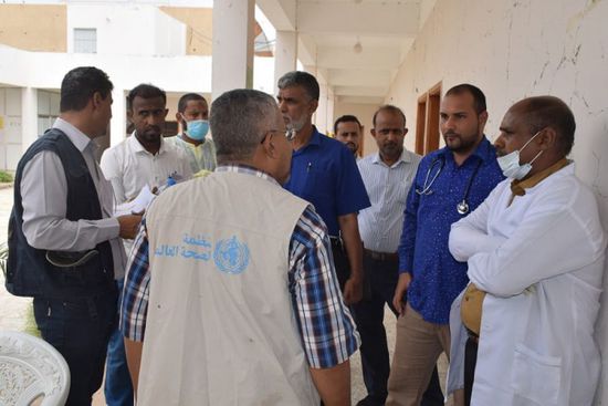 تفاصيل زيارة وفد الصحة العالمية لمستشفى ابن خلدون في لحج (صور)