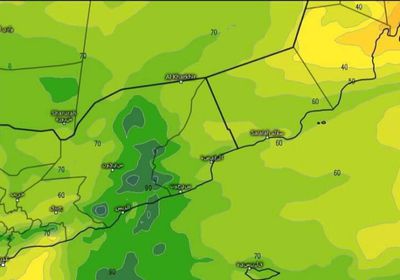 توقعات باستمرار هطول الأمطار على بعض مناطق المهرة وحضرموت وشبوة