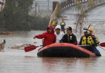 الأرصاد الجوية اليابانية تحذر من وقوع كارثة ثانوية بسبب إعصار هاجيبيس