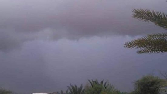 تواصل هطول الأمطار على أجزاء من سقطرى "صور" 