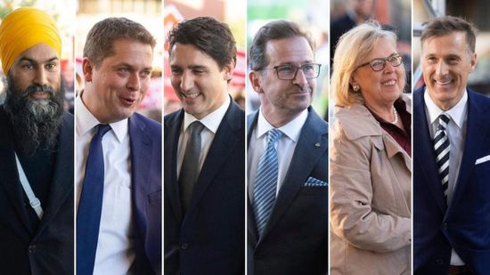 زعماء الأحزاب الكندية يصوتون في الانتخابات التشريعية