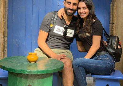 كارمن سليمان تنشر صورها بصحبة زوجها من المغرب