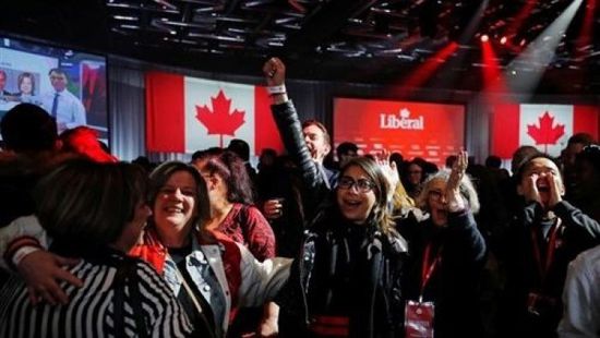 انخفاض نسبة المشاركة في الانتخابات التشريعية العامة بكندا عن عام 2015