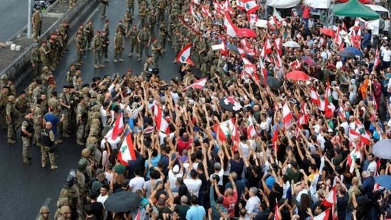 إصابة سبعة متظاهرين في النبطية جنوب لبنان