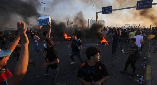 مقتل اثنين من المتظاهرين خلال احتجاجات بغداد اليوم