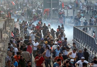 الأمن العراقي: وحدات بغداد لا تمتلك غير القنابل المسيلة للدموع