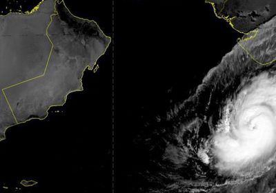 1300 كيلو متر تفصل إعصار كيار عن سلطنة عمان