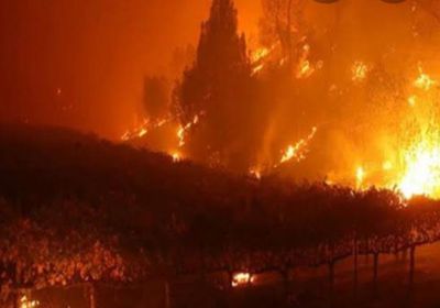  أمريكا تأمر بإجلاء 50 ألف شخص بسبب انتشار الحرائق في كاليفورنيا
