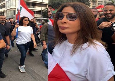 بعد إنتقادها لمشاركاتها بمظاهرات لبنان.. إليسا ترد