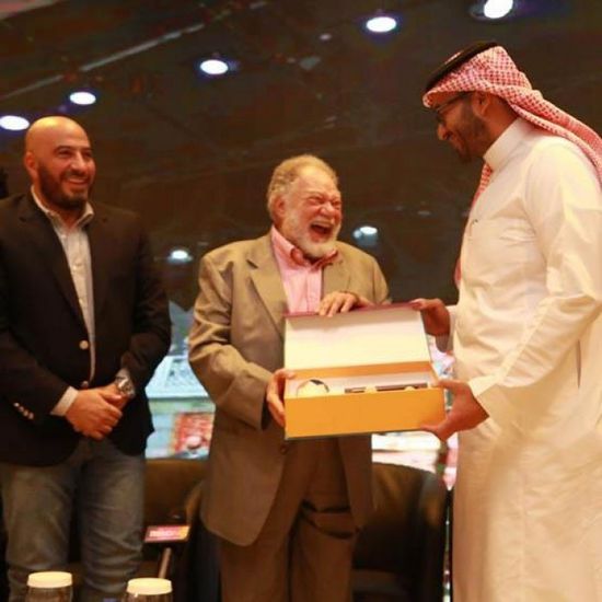 بالصور.. فريق عمل "الملك لير" يعقد مؤتمرًا صحفيًا قبل المشاركة بموسم الرياض