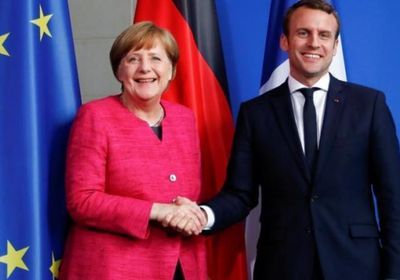 ماكرون يلتقي بميركل في الذكرى الثلاثين لسقوط جدار برلين