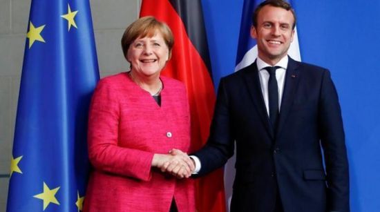 ماكرون يلتقي بميركل في الذكرى الثلاثين لسقوط جدار برلين