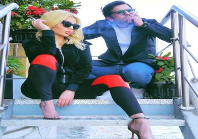 شاهد.. هيفاء وهبي ومصطفى خاطر بكواليس فيلم "أشباح أوروبا"