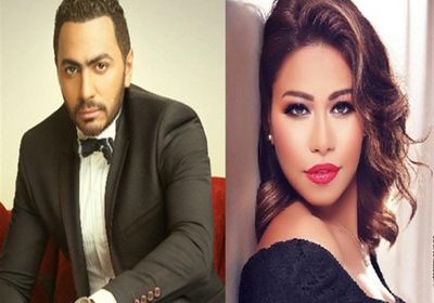 تامر حسني يهنئ شيرين بحفلها الأخير بموسم الرياض