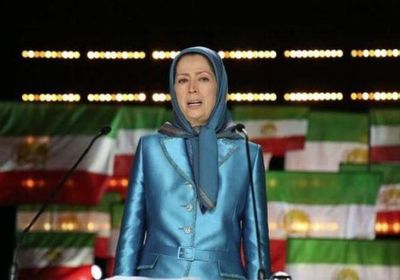 رجوي تنتقد صمت المجتمع الدولي إزاء قمع المتظاهرين بإيران