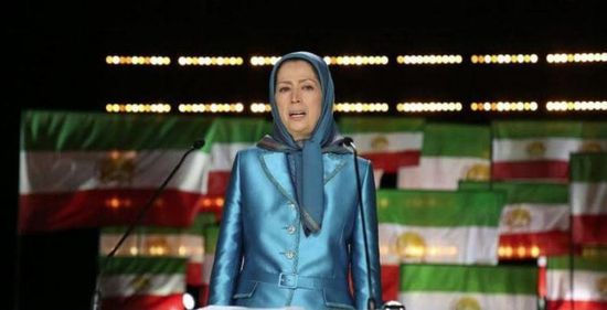 رجوي تنتقد صمت المجتمع الدولي إزاء قمع المتظاهرين بإيران