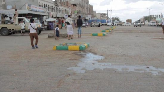 انتهاء أعمال رصف طريق "صبر – مفرق الوهط" في لحج