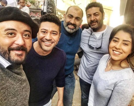 محمد عز بصحبة آيتن عامر في كواليس "الأخ الكبير" (صور)