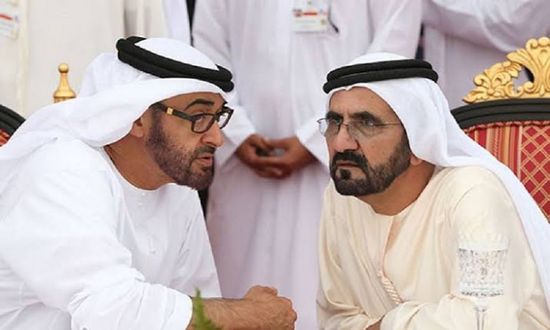 بن زايد يوجه رسالة شكر إلى حاكم دبي