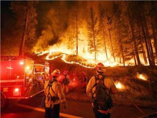 600 رجل إطفاء يباشرون حريقًا جديدًا بكاليفورنيا