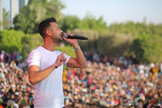 هيثم شاكر يشكر هؤلاء بعد حفله الأخير (صور)