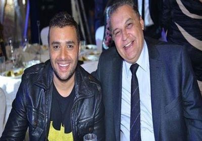 رامي صبري يهنئ المنتج محسن جابر بعيد ميلاده