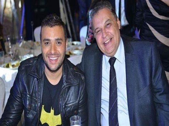 رامي صبري يهنئ المنتج محسن جابر بعيد ميلاده
