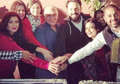 بالصور.. لقاء سويدان تحتفل بنجاح مسلسل "الحاج نعمان"