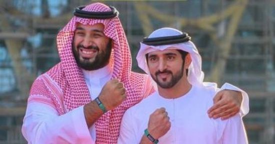 ولي عهد دبي يحتفي بزيارة نظيره السعودي إلى الإمارات (صور)