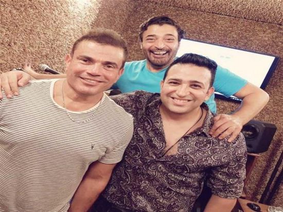 تامر حسين يحتفل بعيد ميلاد حميد الشاعري