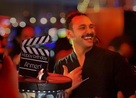 بالصور.. أحمد خالد صالح يحتفل بعيد ميلاده