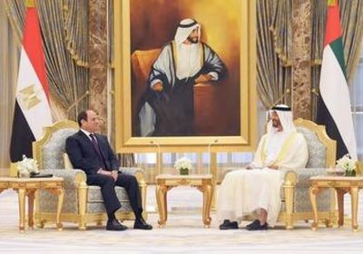 الرئيس المصري يتصل هاتفيا بولي عهد أبوظبي لهذا السبب