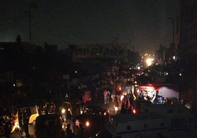 قطع التيار الكهربائى عن ساحة التحرير وسط العراق