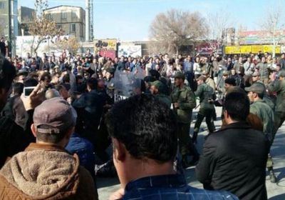 شاهد.. احتجاجات في بلوشستان ضد النظام الإيراني