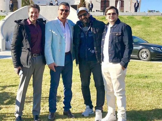 أحمد الفيشاوي برفقة مصطفى خاطر وعباس أبو الحسن من كواليس "أشباح أوروبا"