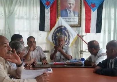 "انتقالي خورمكسر" يبحث الأوضاع الأمنية في المديرية