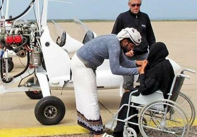 تعذر إسعافها برا.. طائرات "خليفة الإنسانية" تنقذ حياة مريضة (صور)