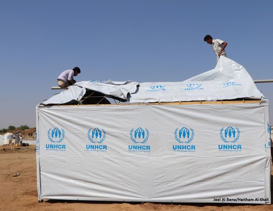 مفوضية اللاجئين: 6 آلاف مأوى للنازحين في الحديدة وحجة خلال 2020