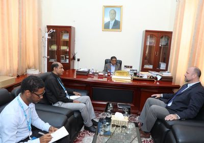 البحسني يطالب الاوتشا بمساندة خطط التنمية في حضرموت