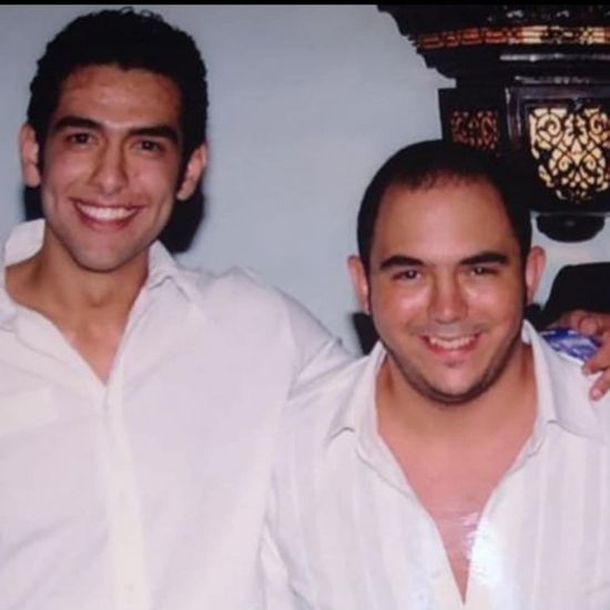 محمد الكيلاني يهنئ صديقه محمود العسيلي بعيد ميلاده