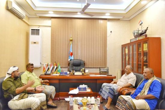 الزُبيدي يناقش الأوضاع الأمنية في محافظة لحج