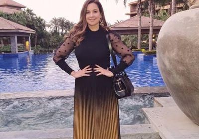 ريا أبي راشد تنشر صور زيارتها الأخيرة للقاهرة