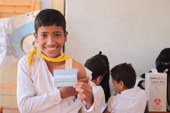 حملة من يونيسف لتحصين أطفال أبين ضد الدفتيريا