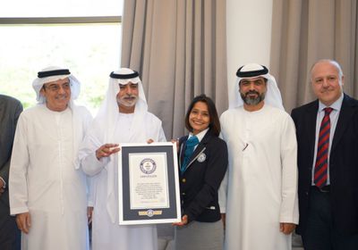 التسامح الإماراتية تحتفل بجائزة موسوعة جينيس على طريقتها الخاصة