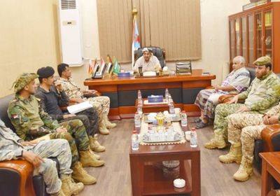 الزُبيدي  لـ"قادة كتائب الحزم" :  لا تهاون في  تنفيذ الإجراءات الأمنية لحفظ الاستقرار للمواطنين