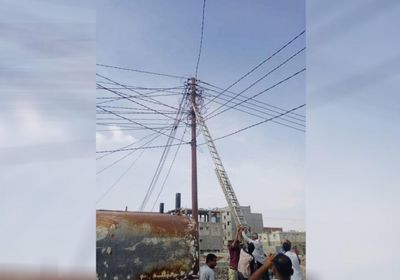 بالصور..حملة موسعة في بئر فضل لمكافحة الربط العشوائي للكهرباء