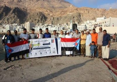 برعاية الانتقالي.. 9 فائزين في سباقات السباحة بمهرجان حضرموت الرياضي (صور)