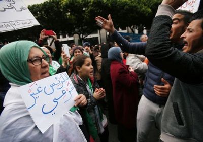  الجزائر تشهد تظاهرات رفضًا لنتائج الانتخابات الرئاسة